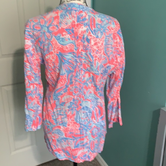 Lilly Pulitzer Tunic Shirt Size L - Picture 2 of 3